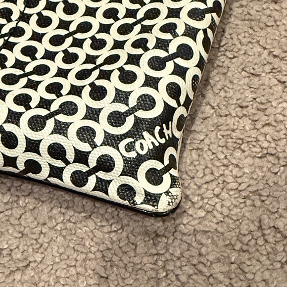 Coach Black and Cream Patterned Crossbody Bag - Picture 2 of 3